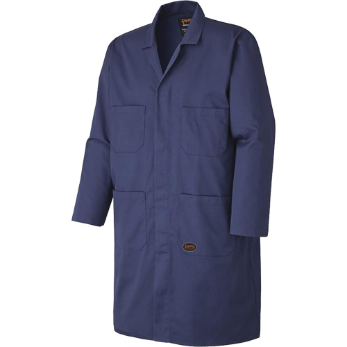 512 Shop Coat, Poly-Cotton, Small, Navy Blue M & M Nord Ouest Inc
