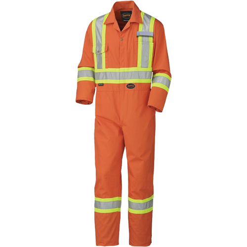 5513T Industrial Wash Coveralls, 40 (Tall), High Visibility Orange M & M Nord Ouest Inc