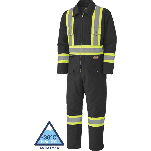 5539BKA Quilted Duck Coveralls, Small, Black M & M Nord Ouest Inc