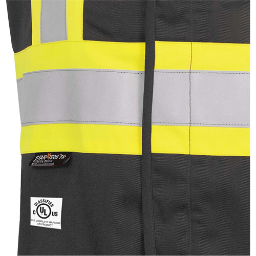 7729 FR-Tech&reg; Flame-Resistant Arc Safety Vest, Small, Black, 10 cal/cm² M & M Nord Ouest Inc