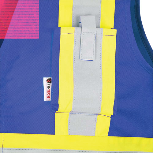 7730 FR-Tech&reg; Flame-Resistant Arc Safety Vest, Small, Royal Blue, 10 cal/cm² M & M Nord Ouest Inc