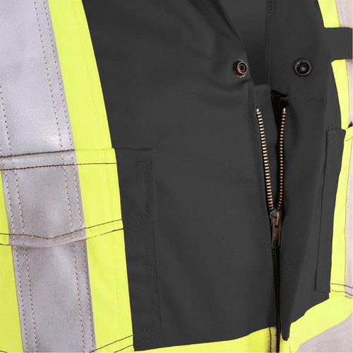 7702BKT FR-Tech&reg; Arc-Rated Coverall, Size 40 (Tall), Black, 10 cal/cm² M & M Nord Ouest Inc