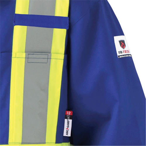 7706 FR-Tech&reg; Flame-Resistant Coverall with Leg Zippers, Size 36, Royal Blue, 9.7 cal/cm² M & M Nord Ouest Inc