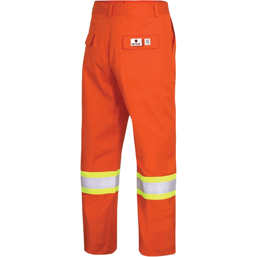 7763 Pantalon de s&eacute;curit&eacute; haute visibilit&eacute; r&eacute;sistant aux arcs &eacute;lectriques FR-Tech 88/12, 38, x 30, Orange haute visibilit&eacute;, 9,7 cal/cm² M & M Nord Ouest Inc