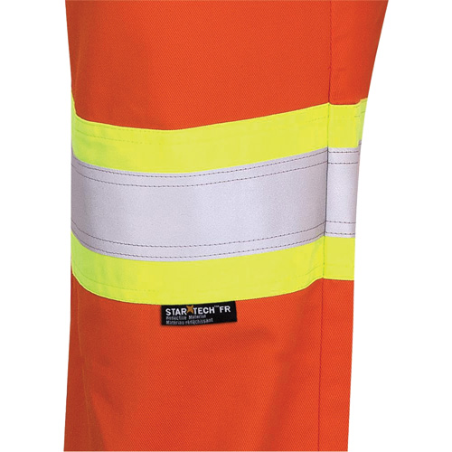 7763 Pantalon de s&eacute;curit&eacute; haute visibilit&eacute; r&eacute;sistant aux arcs &eacute;lectriques FR-Tech 88/12, 38, x 30, Orange haute visibilit&eacute;, 9,7 cal/cm² M & M Nord Ouest Inc