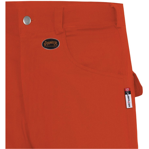7765 Pantalon cargo de s&eacute;curit&eacute; haute visibilit&eacute; r&eacute;sistant aux arcs &eacute;lectriques FR-Tech 88/12, 32, x 34, Orange haute visibilit&eacute;, 10 cal/cm² M & M Nord Ouest Inc