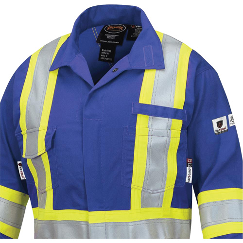 7704W FR-Tech&reg; Women's FR/Arc-Rated Coveralls, Size X-Small, Royal Blue, 10 cal/cm² M & M Nord Ouest Inc