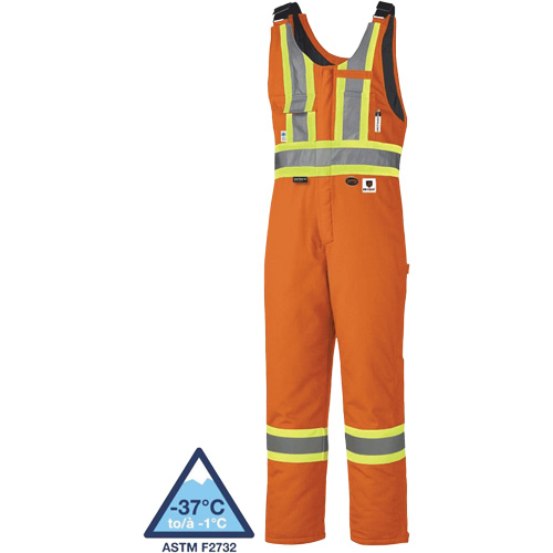 5534A Combinaison de s&eacute;curit&eacute; matelass&eacute;e ignifuge, Petit, Orange M & M Nord Ouest Inc