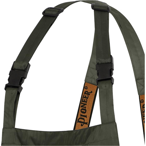 D8120P Nailhead Ripstop Tree Planter Bib Pants, X-Small, Polyester/PVC, Green M & M Nord Ouest Inc