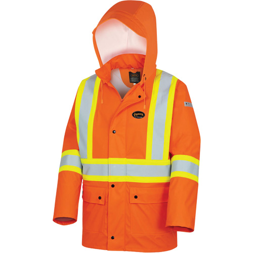 5892PKT High-Visibility FR Waterproof Safety Jacket, X-Small, High Visibility Orange M & M Nord Ouest Inc