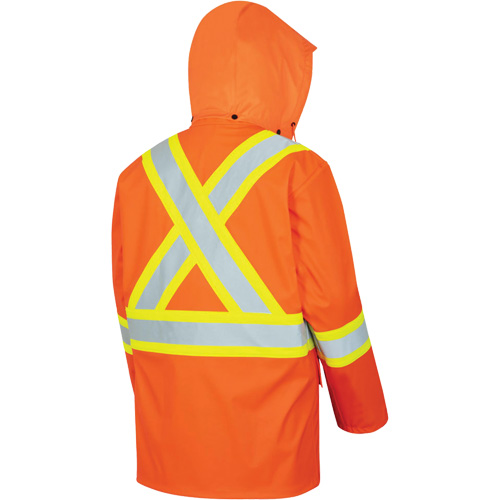 5892PKT High-Visibility FR Waterproof Safety Jacket, X-Small, High Visibility Orange M & M Nord Ouest Inc