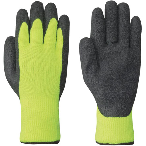 5322 High-Visibility Seamless Knit Gloves, Medium, Latex Coating M & M Nord Ouest Inc