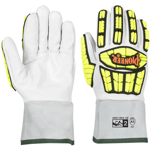 5385 Cut & Impact-Resistant Gloves, Size Small, 13 Gauge, Goatskin Shell, ASTM ANSI Level A5 M & M Nord Ouest Inc