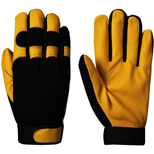 890 Gants ergonomiques de m&eacute;canicien, Paume Cuir fleur de ch&egrave;vre, Taille Petit M & M Nord Ouest Inc
