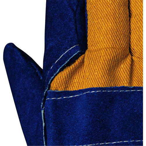 630 Blue Insulated Fitter's Gloves, One Size, Split Cowhide Palm, Boa Inner Lining M & M Nord Ouest Inc