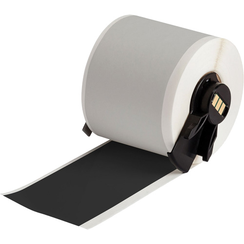 Ruban adh&eacute;sif permanent toutes saisons pour &eacute;tiquettes, Vinyle, Noir, Largeur de 2" M & M Nord Ouest Inc
