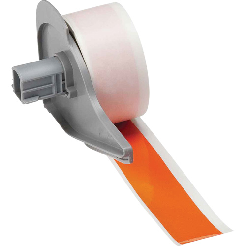 All-Weather Permanent Adhesive Label Tape, Vinyl, Orange, 1" Width M & M Nord Ouest Inc