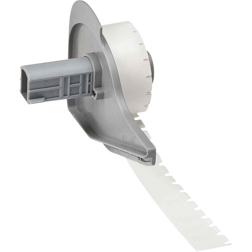 &eacute;tiquettes polyvalentes pour environnements difficiles, Polyester, 0,35" lo x 0,2" h, Noir sur transparent M & M Nord Ouest Inc