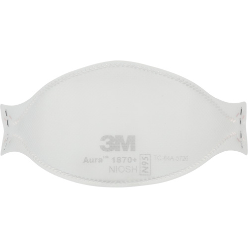 Aura Health Care Particulate Respirator & Surgical Mask 1870+, N95, NIOSH/FDA-Approved Certified M & M Nord Ouest Inc