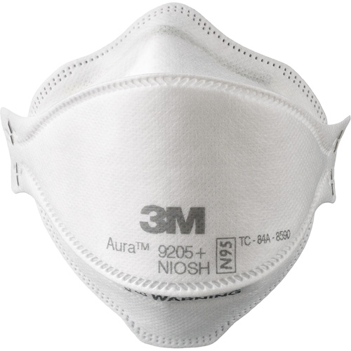 Aura Particulate Respirator 9205+, N95, NIOSH Certified M & M Nord Ouest Inc