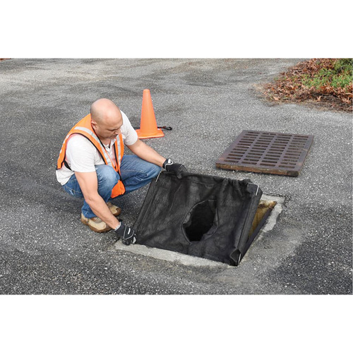 Bac de r&eacute;tention carr&eacute; Ultra-Drain Guard avec orifice de trop-plein, Huile & s&eacute;diments, 16" - 28" lo x 20" - 36" la M & M Nord Ouest Inc