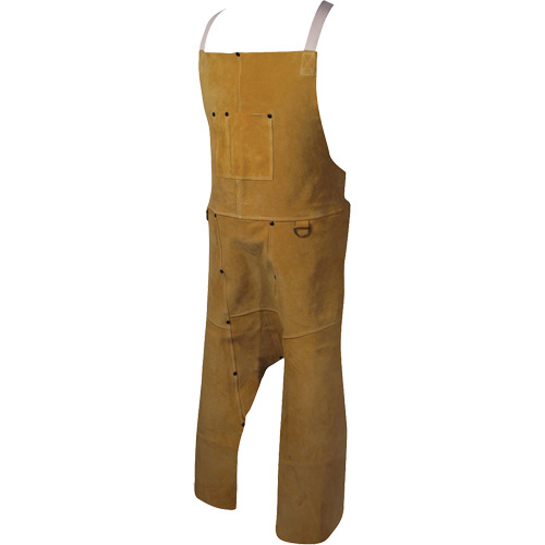 Caiman&reg; Boarhide Apron, Split-Leg Bib, 42" L, Brown M & M Nord Ouest Inc