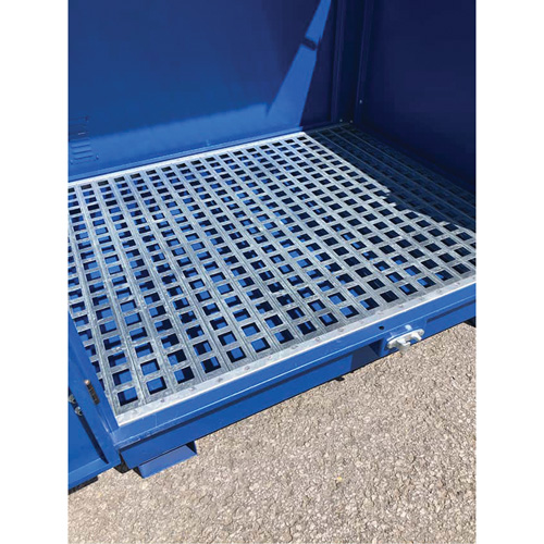 Palette de d&eacute;versement en acier avec couvercle rigide S-4 Ultra, 61" lo x 54,4" la x 52" h, Capacit&eacute; de charge 4700 lb M & M Nord Ouest Inc