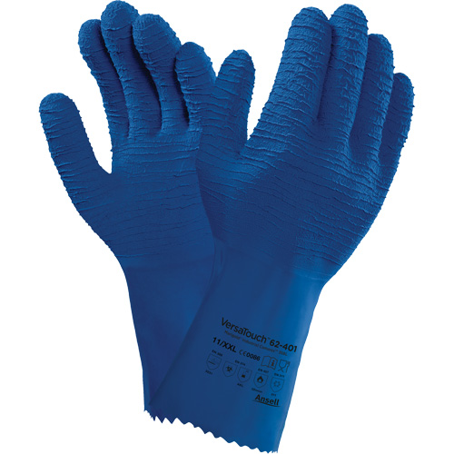 Gants Alphatec 62-401, Taille 7, 12,6" lo, Latex de caoutchouc, Doublure en Coton M & M Nord Ouest Inc