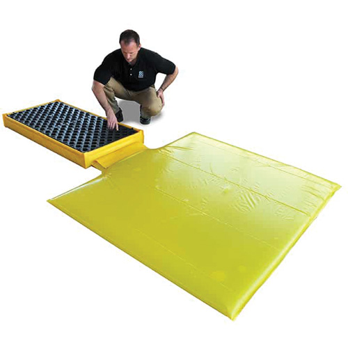 2-Drum Flexible Ultra-Spill Deck&reg;, 11 US gal. Spill Capacity, 48" x 24" x 2.5" M & M Nord Ouest Inc