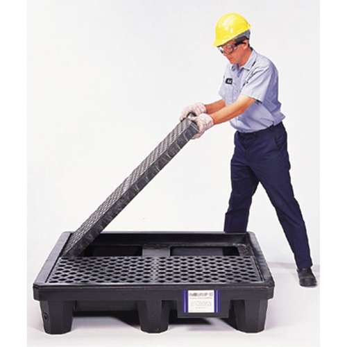 4-Drum Economy Ultra-Spill Pallet&reg;, 66 US gal. Spill Capacity, 53" x 53" x 11.8" M & M Nord Ouest Inc