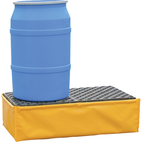 2-Drum Flexible Ultra-Spill Pallet&reg;, 66 US gal. Spill Capacity, 48" x 24" x 14" M & M Nord Ouest Inc