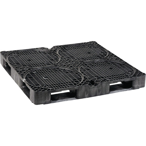 Ultra-Spill King palette seulement, 4 barils, Capacit&eacute; de d&eacute;versement 85 gal. US, 48,8" x 48,8" x 5,5" M & M Nord Ouest Inc
