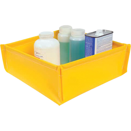 Flexible Ultra-Utility Tray&reg;, 12" L x 12" W x 4.8" H, 1.5 US Gal. Spill Capacity M & M Nord Ouest Inc