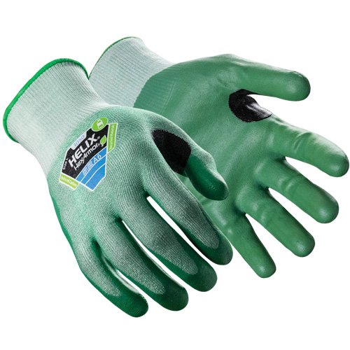 Gants r&eacute;sistants aux coupures Helix 3050, Taille 5/2T-petit, Calibre 18, Rev&ecirc;tement Nitrile, Enveloppe en Polyester/Fibre de verre/PEHP, ASTM ANSI niveau A6 M & M Nord Ouest Inc