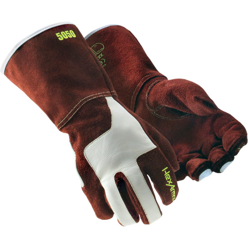 Gants de soudage HeatArmor 5050, Cuir de vache refendu, Taille Petit/7 M & M Nord Ouest Inc