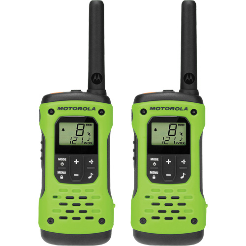 Radios bidirectionnelles TalkAbout T600 s&eacute;rie H2O, Bande FRS/GMRS, 22 canaux, Port&eacute;e 56 km M & M Nord Ouest Inc