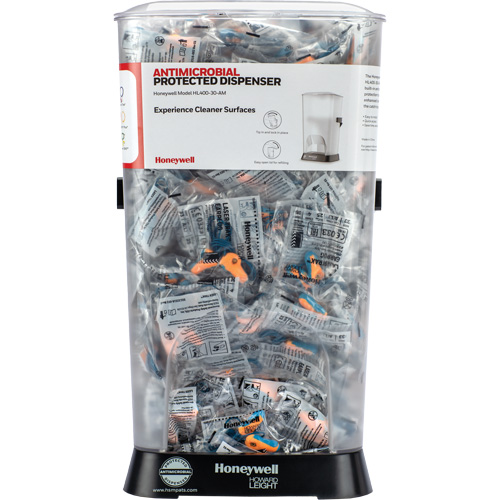 HL400 AM Corded Earplug Dispenser with LT-30 Earplugs Canister M & M Nord Ouest Inc