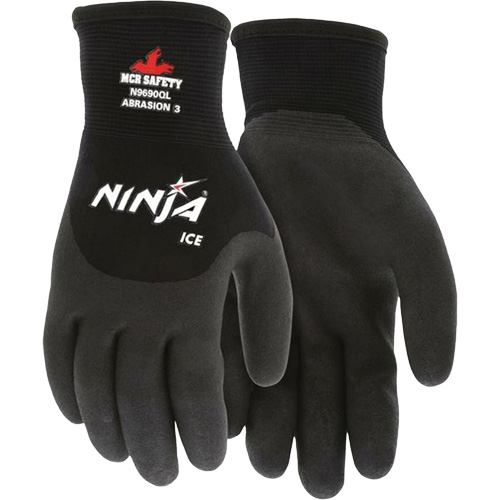 Ninja&reg; Ice Insulated Winter Gloves, Medium, HPT Coating, 15 Gauge, Nylon Shell M & M Nord Ouest Inc