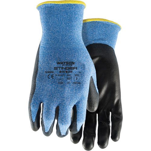 Gants anticoupures 359 Stealth Stinger, Taille Moyen, Calibre 15, Rev&ecirc;tement Polyur&eacute;thane, Enveloppe en Fibre de verre/Nylon/Spandex, ASTM ANSI niveau A2/EN 388 niveau B M & M Nord Ouest Inc