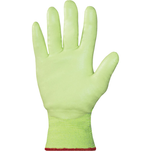Gants haute visibilit&eacute; r&eacute;sistants &agrave; la coupe S21TXUGFN, Taille 5/2T-petit, Calibre 21, Rev&ecirc;tement Nitrile, Enveloppe en TenActiv, ASTM ANSI niveau A9 M & M Nord Ouest Inc