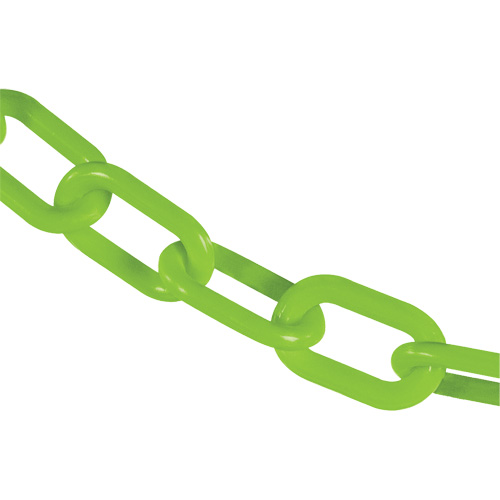 Heavy-Duty Plastic Safety Chain, Green M & M Nord Ouest Inc