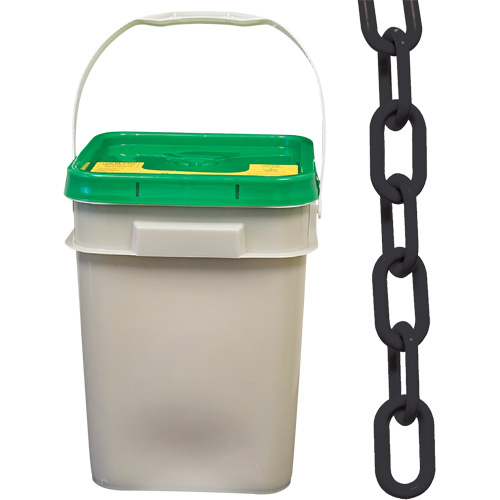 Heavy-Duty Plastic Safety Chain, Black M & M Nord Ouest Inc