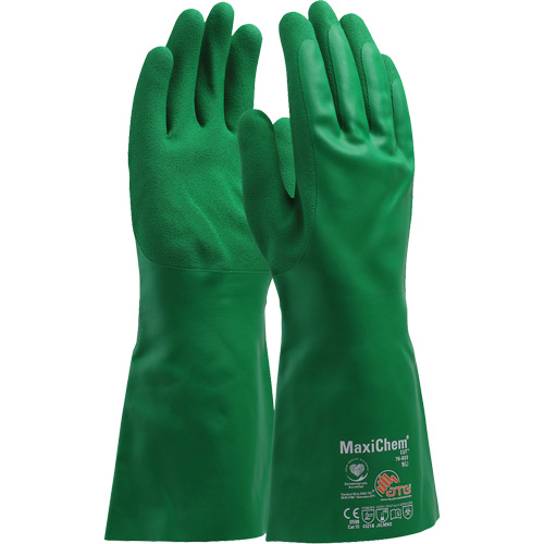 Gants r&eacute;sistants aux produits chimiques ATG MaxiChem Cut, Taille Petit, 14" lo, Nitrile M & M Nord Ouest Inc