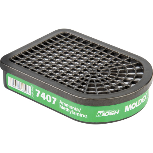 Cartouche pour respirateur semi-rectangulaire, Cartouche gaz/vapeur, Ammoniac/M&eacute;thylamine M & M Nord Ouest Inc