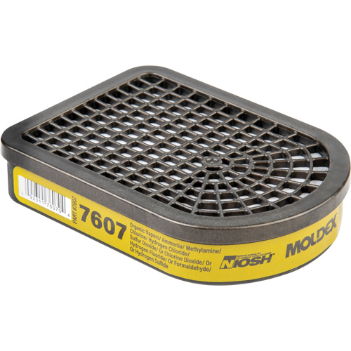 Semi-Rectangular Respirator Cartridge, Gas/Vapour Cartridge, Multi-Gas/Vapour M & M Nord Ouest Inc