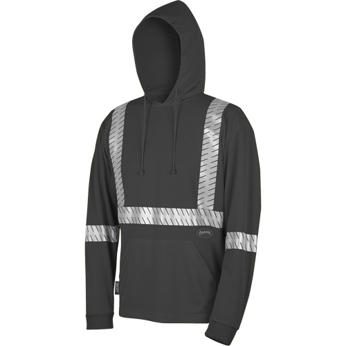 6966 Bird's-Eye Safety Hoodie, Small, Black M & M Nord Ouest Inc