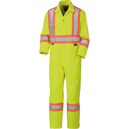 5512T High-Visibility Coveralls, 40 (Tall), High Visibility Lime-Yellow M & M Nord Ouest Inc