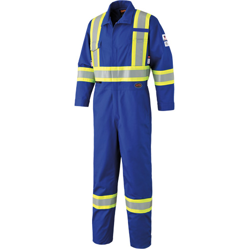 7704T FR-Tech&reg; Arc-Rated Coverall, Size 40 (Tall), Royal Blue, 10 cal/cm² M & M Nord Ouest Inc