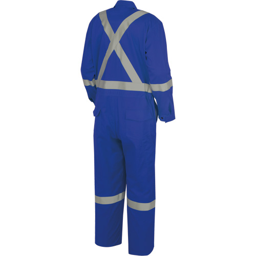 7709AT "The Rock" FR-Tech&reg; High Visibility FR/Arc Rated Coveralls, Size 40 (Tall), Royal Blue, 10 cal/cm² M & M Nord Ouest Inc