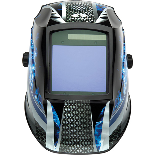 Leadhead&reg; Auto Darkening Welding Helmet, 3.8" L x 3.4" W View Area, 9 - 13 Shade Range M & M Nord Ouest Inc